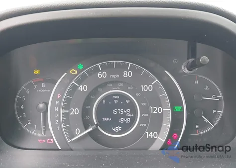 2013 Honda Cr-V Ex-L z USA, uszkodzony, nr VIN 2HKRM4H77DH617120